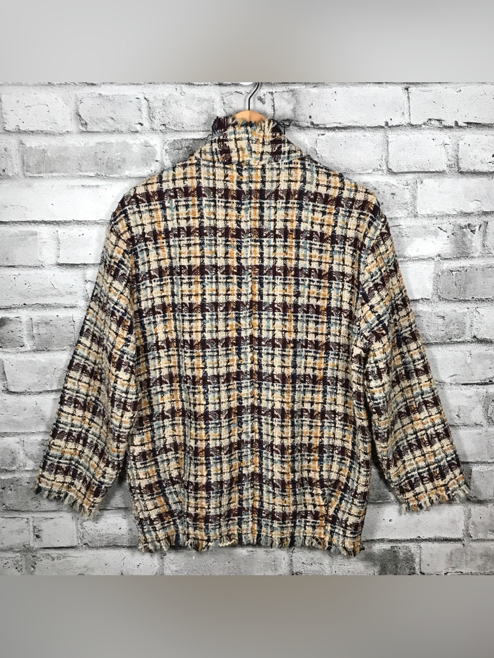Isabel Marant Virgin Wool Tweed Pattern Jacket - Picture 3 of 10